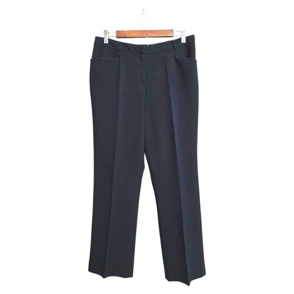 1.2.3 Paris Navy High Rise Straight Leg Ankle Dress Pants Sz 40 (Sz 8) - Picture 1 of 9